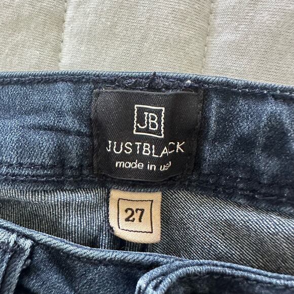 JUST BLACK Jeans Womens Skinny Low Rise Stretch Dark Wash Ankle | 27 - Picture 5 of 12